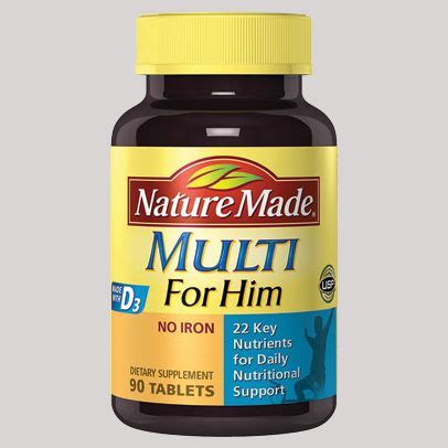 It's best to consult with your health care. Best Multivitamins for Men | Everyday Health