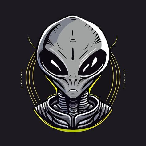 Premium Vector Alien Flat Design Alien Vector Icon Illustration