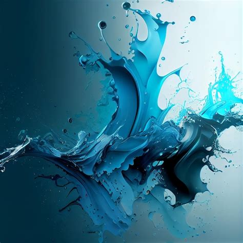 Premium Photo Water Splash Abstract Wallpaper