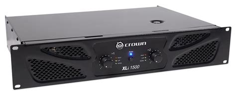 Crown Pro Xli1500 900w 2 Channel Djpa Power Amplifier Professional Amp
