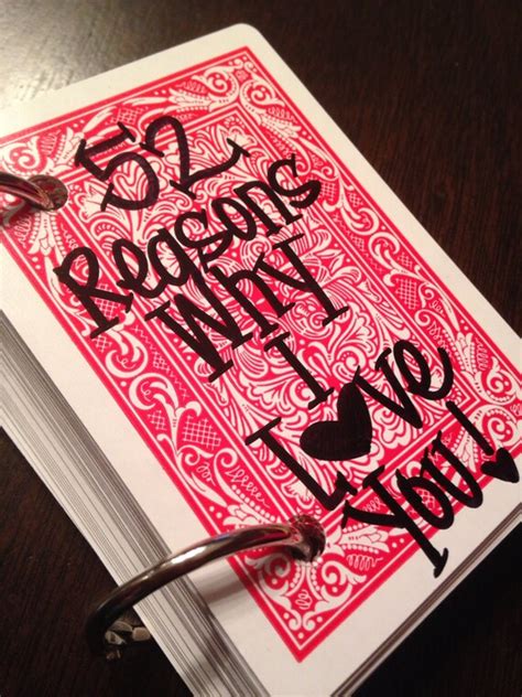 Items Similar To 52 Reasons Why I Love You Cards On Etsy