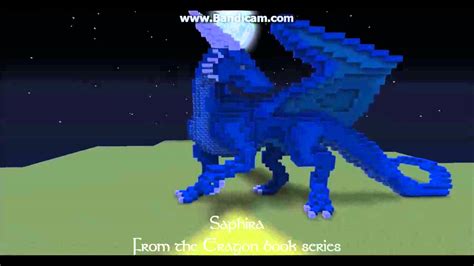 Minecraft Dragons Saphira Chinese Water Dragon Youtube