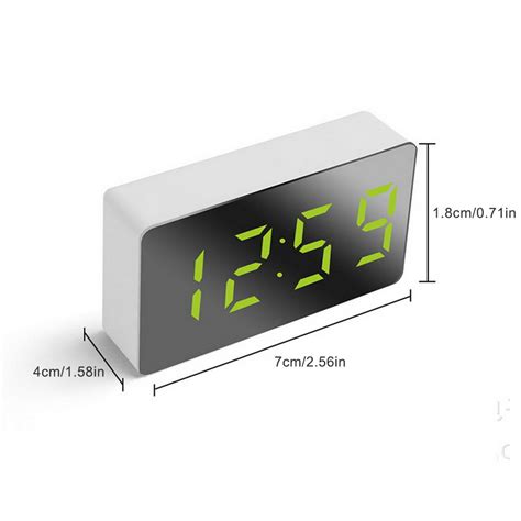 Led Digital Alarm Clocknktier Alarm Clock Large Digital Led Display Portable Modern Battery
