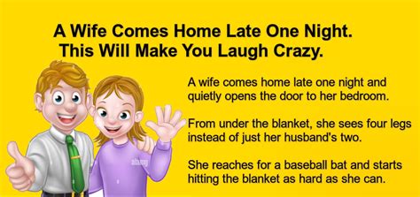 A Wife Comes Home Late One Night
