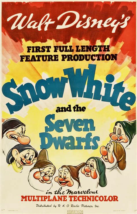 Cartoon Pictures And Video For Snow White And The Seven Dwarfs 1937