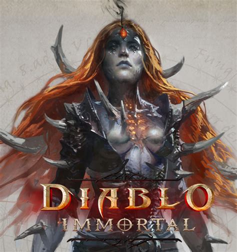Artstation Diablo Immortal Wicked Wanderer Cosmetics