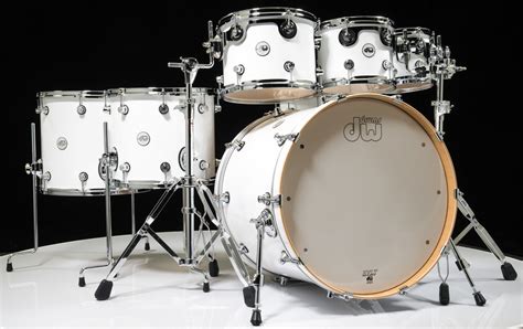 Dw Design Series 7pc Drum Set Gloss White