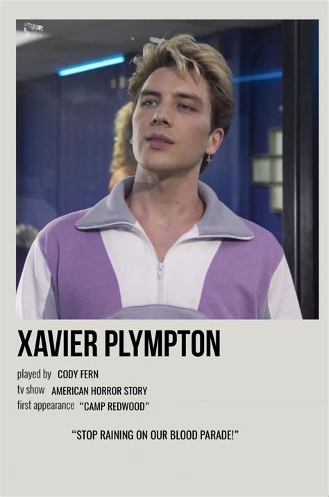 Xavier Plympton In American Horror Story Characters American Horror Story Seasons