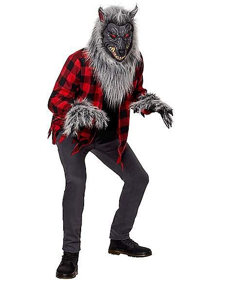 Complete Adult Werewolf Costume Large W Mask And Gloves Halloween Costume Mailddgusevsoisweb