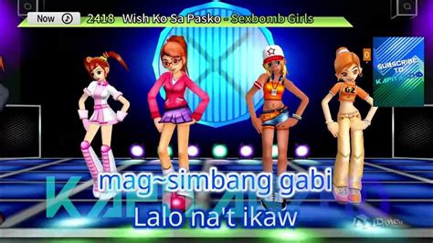 Wish Ko Sa Pasko By Sexbomb Girls Karaoke Tj Supremo Minus One