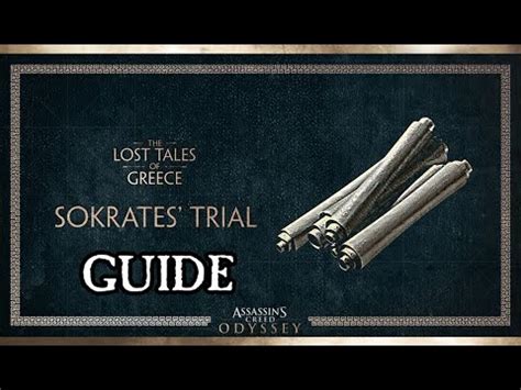 Assassin S Creed Odyssey The Lost Tales Of Greece Socrates Trial