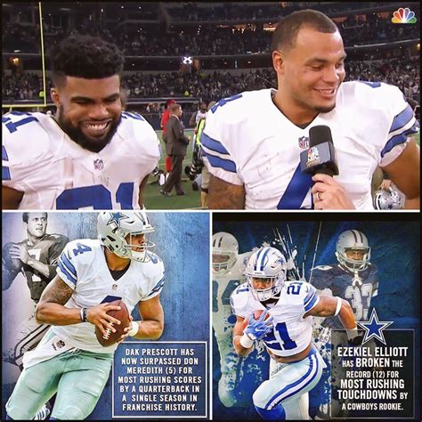 Ezekiel Elliott And Dak Prescott Dallas Cowboys Memes Dallas Cowboys