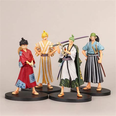 Buy Anime Figure 4pcs Lot One Piece Anime Grandline Men Luffy Roronoa
