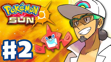 Pokemon Sun And Moon Gameplay Walkthrough Part 2 Iki Town Festival Rotom Dex Nintendo 3ds