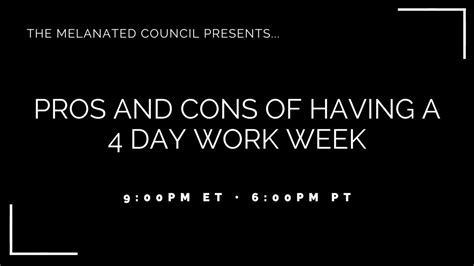 Pros And Cons Of Having A 4 Day Work Week Youtube