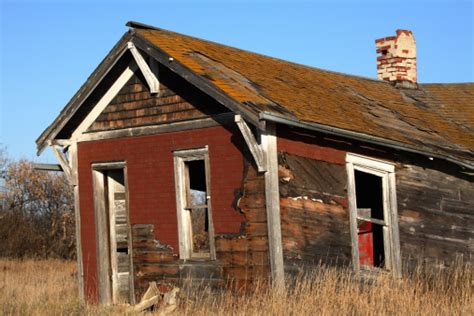 Old Abandoned Saskatchewan Farm House Stock Photo Download Image Now