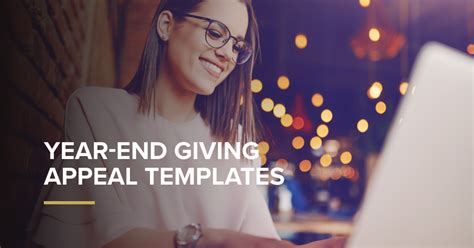 Year End Giving Appeal Templates Customizable Donor Messages