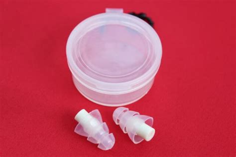 Filtered Ear Plugs White Clear Ear Plugs Reusable Soft Silicone