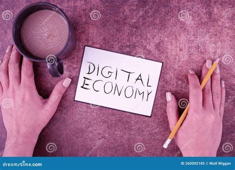 Inspiration Showing Sign Digital Economy Business Concept Advancement