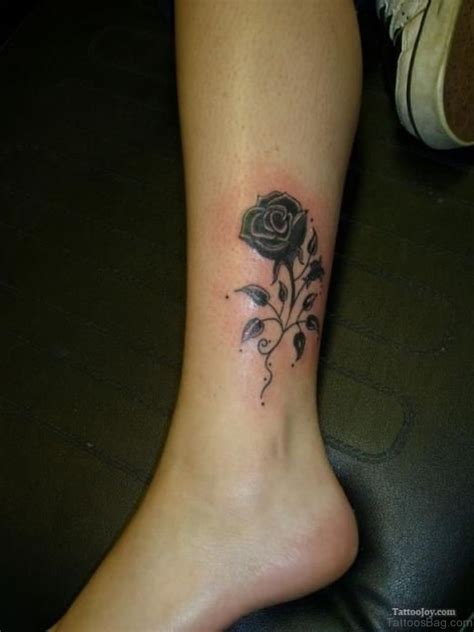 Rose tattoo ankle rose tattoo ankle rose tattoo ankle. 50 Fabulous Rose Tattoos On Ankle