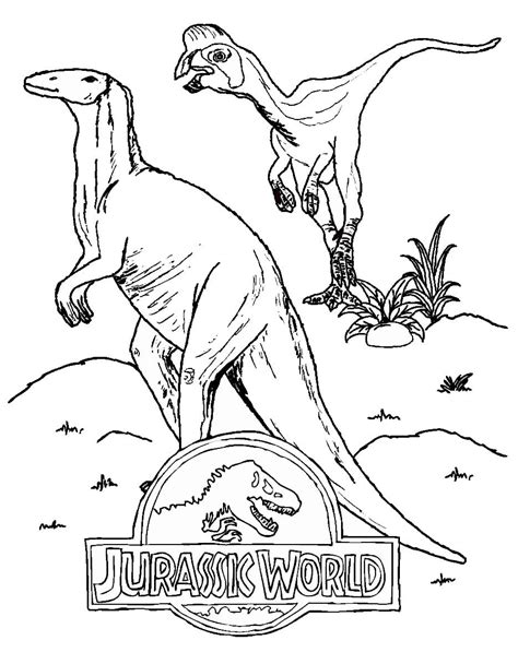 Jurassic Park T Rex Ausmalbild