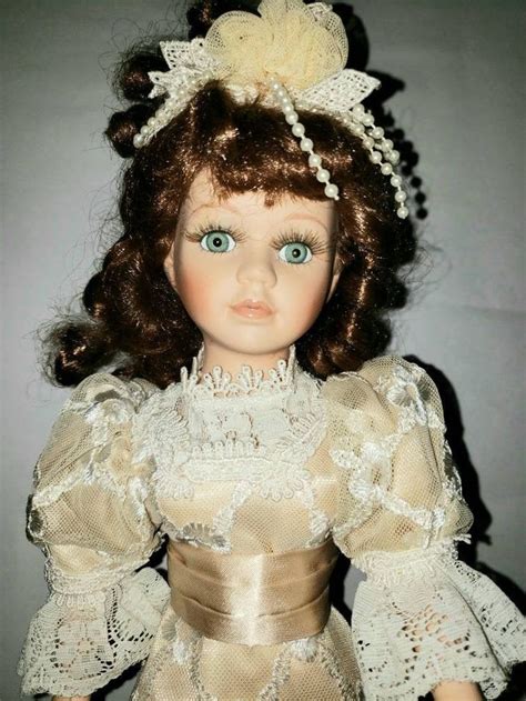 Tall Porcelain Doll Genuine Porcelain And Cloth Doll Victorian