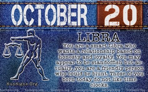 Start by choosing your star sign! October 20 Birthday Horoscope Personality | Sun Signs