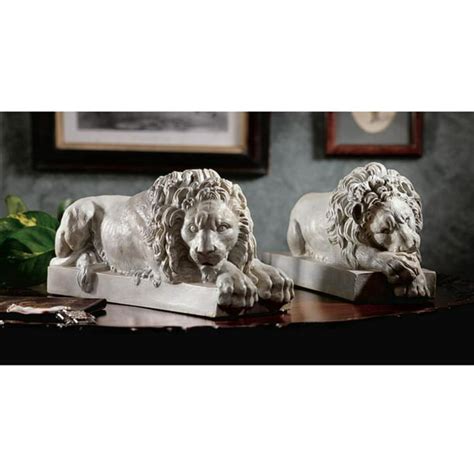 Design Toscano Lions From The Vatican Sculptures