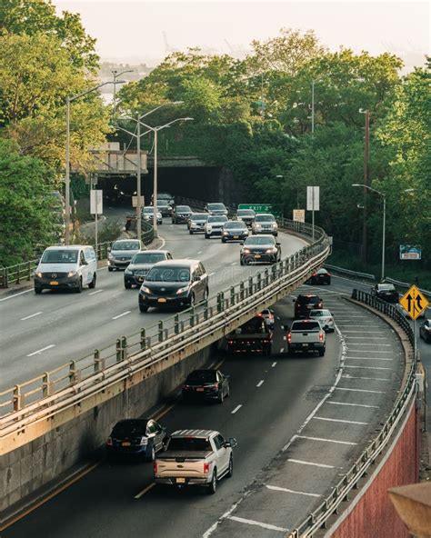View Of The Brooklyn Queens Expressway In Brooklyn Heights Brooklyn