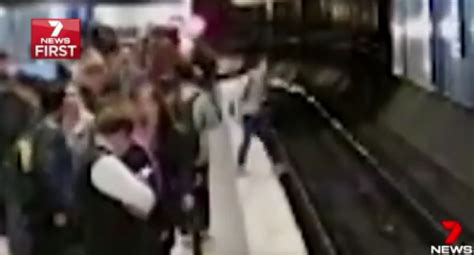 Woman Falls Onto Tracks As Train Approaches Thats Life Magazine