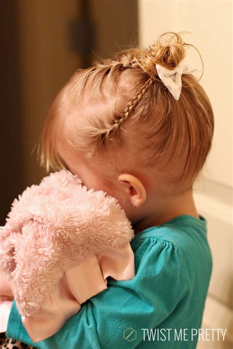 The clippers can be put away in place of scissors for this style. Styles for the wispy haired toddler - Twist Me Pretty