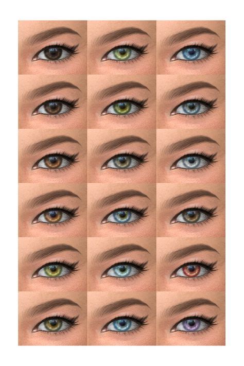 15 Ideas De Ojos Sims 4 Sims 4 Sims Ojos