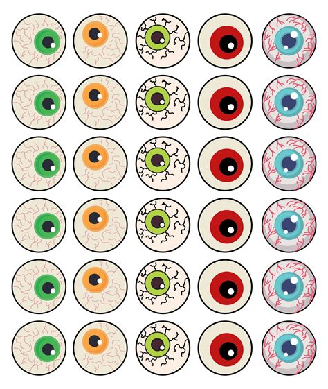 Halloween Eyes 15 Free Pdf Printables Printablee