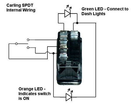 Wiring diagram for bennett trim tabs using carling vld1 rocker switches. Can you recommend an on-on switch ? - International Forum - LR4x4 - The Land Rover Forum