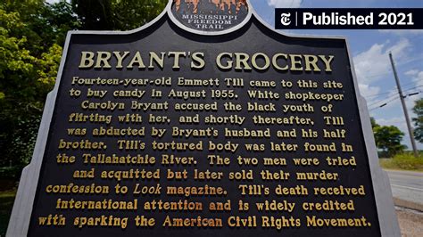 Questions Swirl After Yet Another Emmett Till Sign Comes Down The New York Times