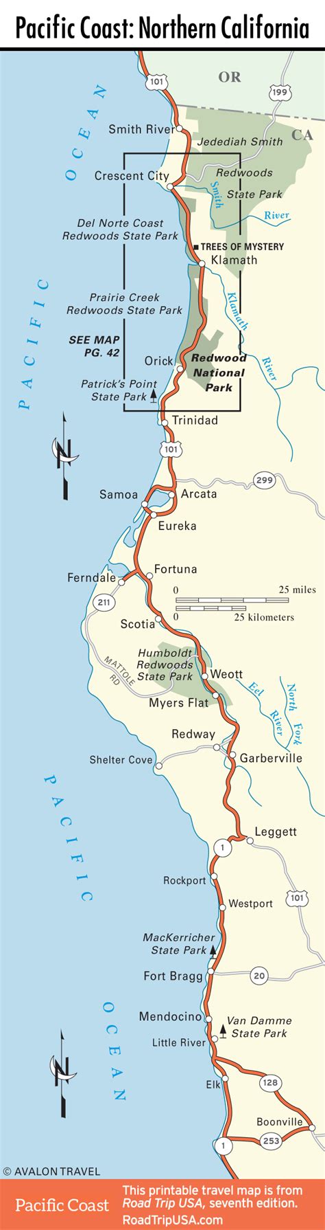 Pacific Coast Route Through California Road Trip Usa