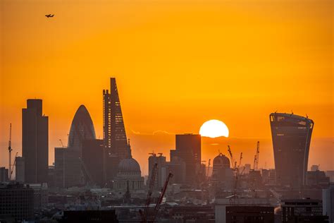 Sunrise Over London James Burns Flickr