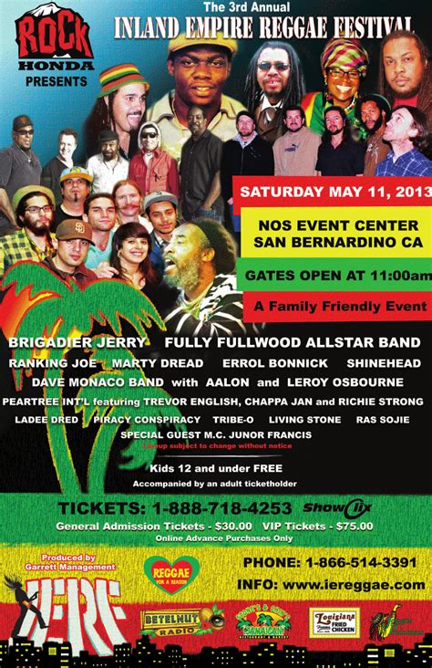 Inland Empire Reggae Festival San Bernardino 2013