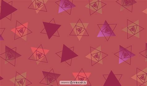 Red Geometric Triangles Illustration Vector Download