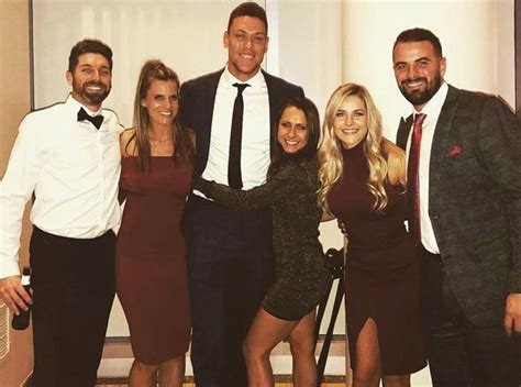 Aaron Judge attends ex-teammate's wedding with girlfriend Samantha 