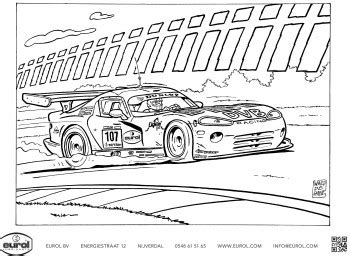 Kleurplaat uit de categorie 'auto's kleurplaten'. Kleurplaat Raceauto downloaden? De leukste auto ...
