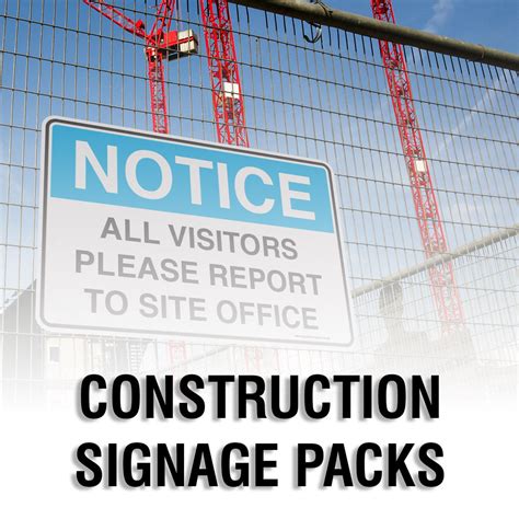 Construction Signage Packs Custom Signs Australia