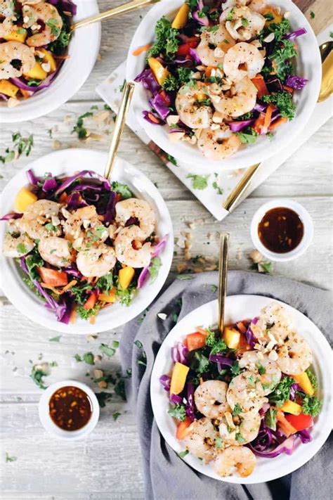 This recipe was originally posted in july 2018. Chopped Thai Shrimp Salad (Paleo, Whole30 + Dairy-Free)