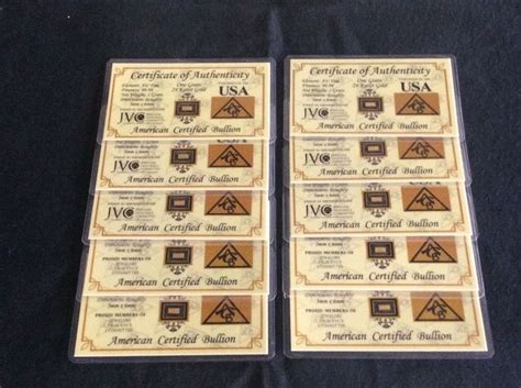 A secured credit card is a type of credit card that is backed by a cash deposit, which serves as tom catalano holds the coveted cfp® designation from the certified financial planner board of. USA American certified bullion 10 x 1 gr 999 gold in credit card size and certificate - Catawiki