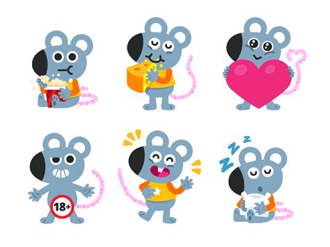 Mouse Mascot Emoji By Manu On Dribbble