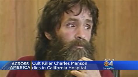 Infamous Killer Charles Manson Dead At 83 Youtube