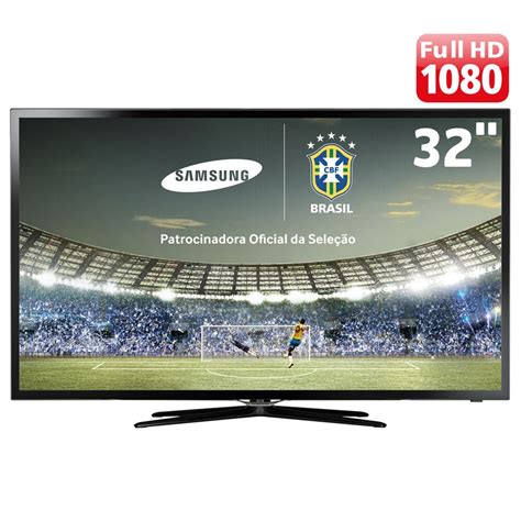 Smart Tv Slim Led 32 Full Hd Samsung 32f5500 Com Função Futebol 120hz Clear Motion Rate Wi Fi