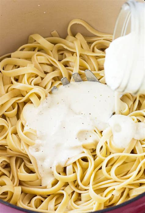 Easy Alfredo Sauce The Blond Cook