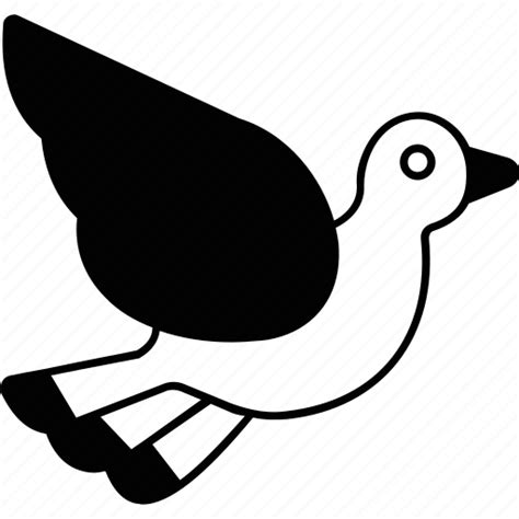 Crow Bird Squab Dove Columbidae Icon Download On Iconfinder