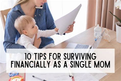 10 Essential Tips On How To Survive Financially As A Single Mom